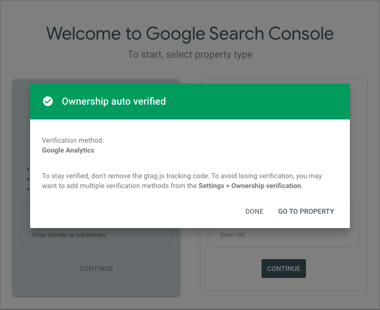 Once you're verified in Google Search Console, you're on your way to a wealth of information.